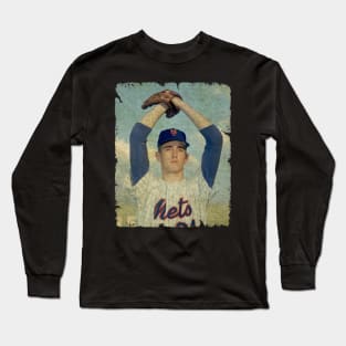 Nolan Ryan in New York Mets Long Sleeve T-Shirt